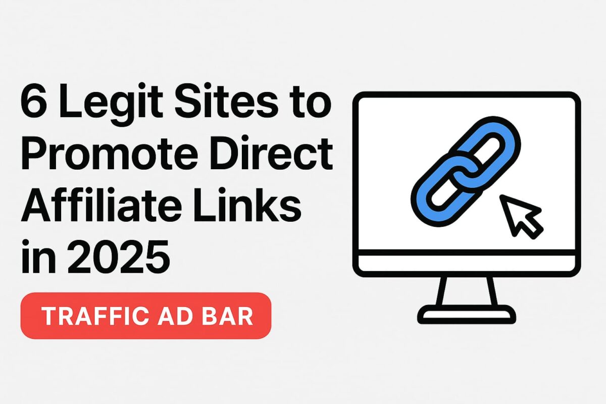 6 legit sites to promote direct affiliate links in 2025
